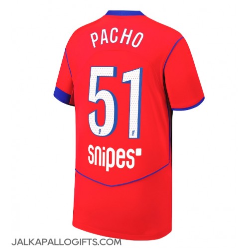 Paris Saint-Germain Willian Pacho #51 Kolmaspaita 2025-26 Lyhythihainen